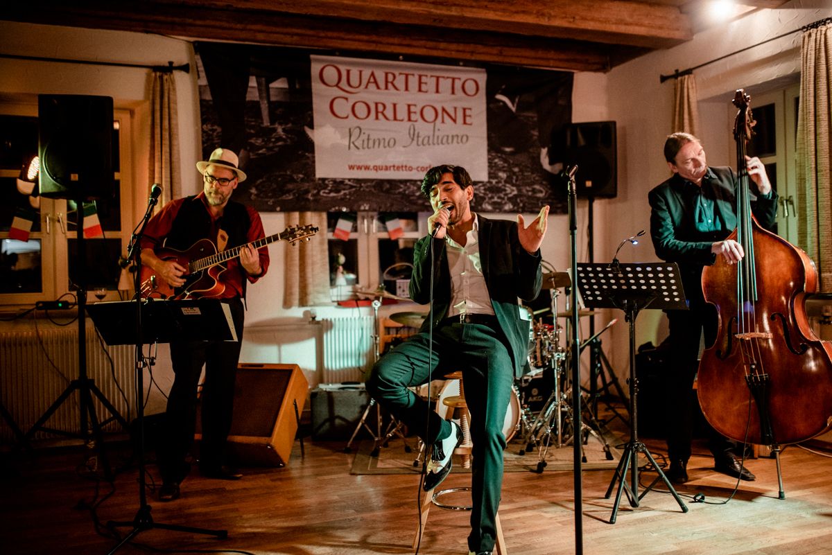 Quartetto Corleone Italienische Liveband RocknRollband Livemusik mit italienischen Klassikern Hochzeitsband