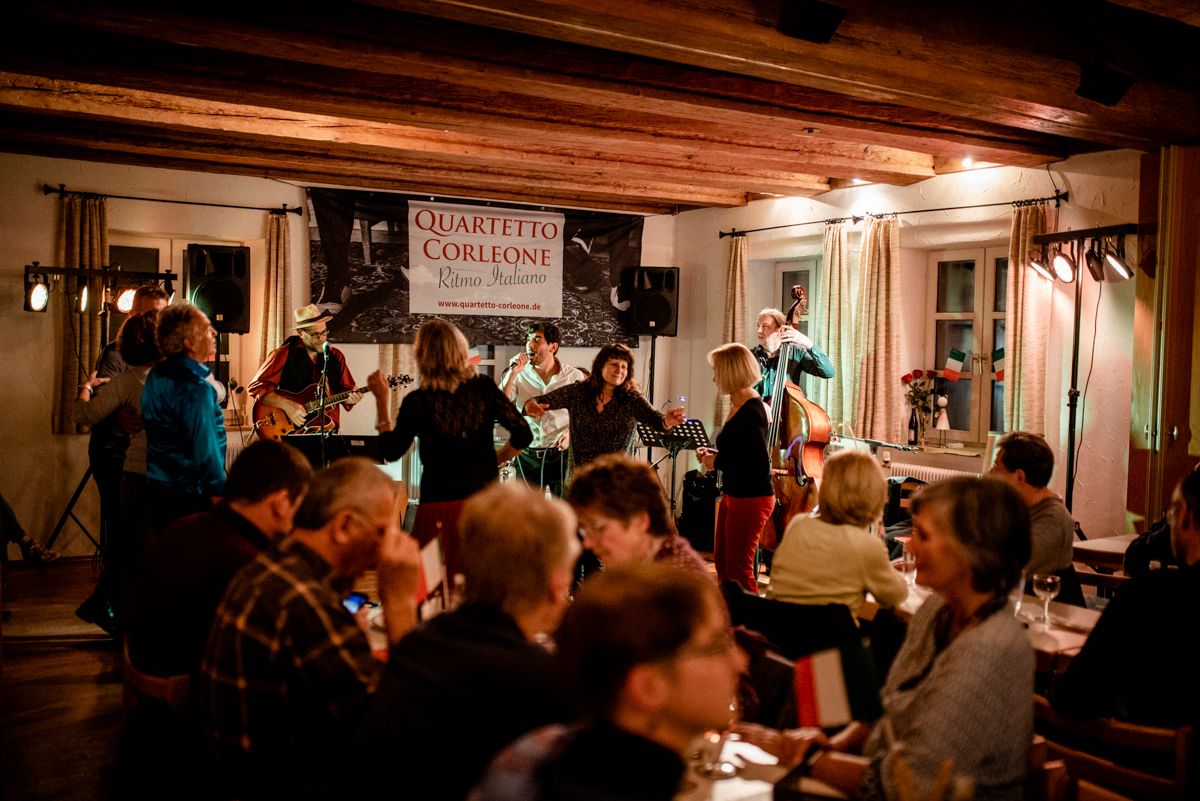 Quartetto Corleone Italienische Liveband RocknRollband Livemusik mit italienischen Klassikern Hochzeitsband