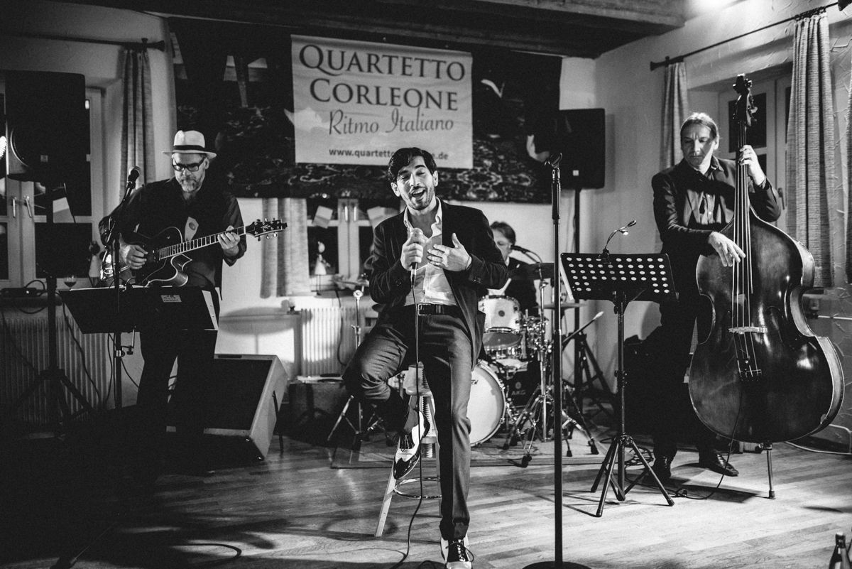 Quartetto Corleone Italienische Liveband Vintage Livemusik mit italienischen Klassikern Hochzeitsband